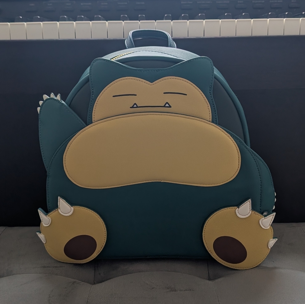 Snorlax Pokemon Loungefly Backpack!
